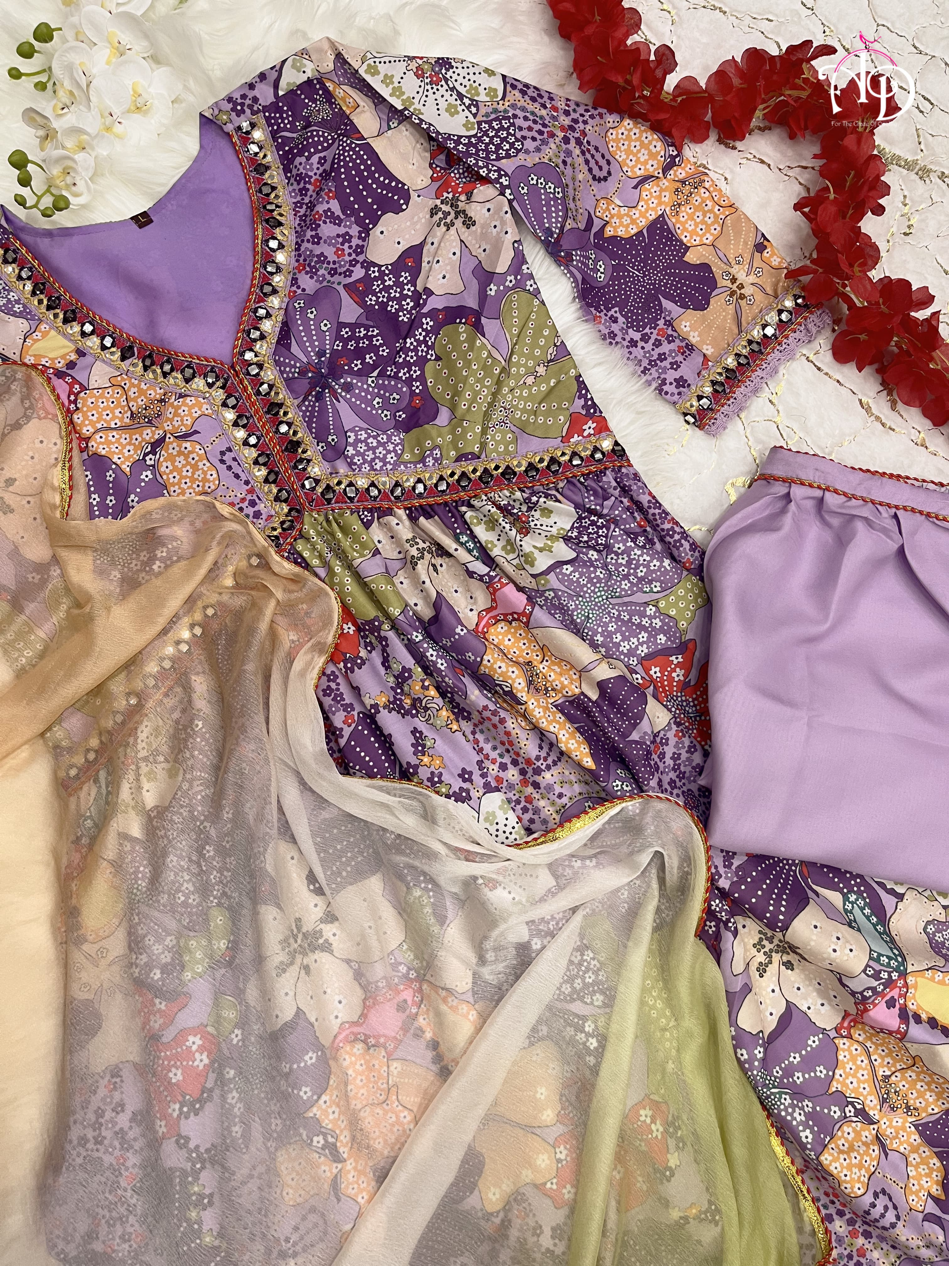 DIGITAL PRINTS ALIA CUT SUITS