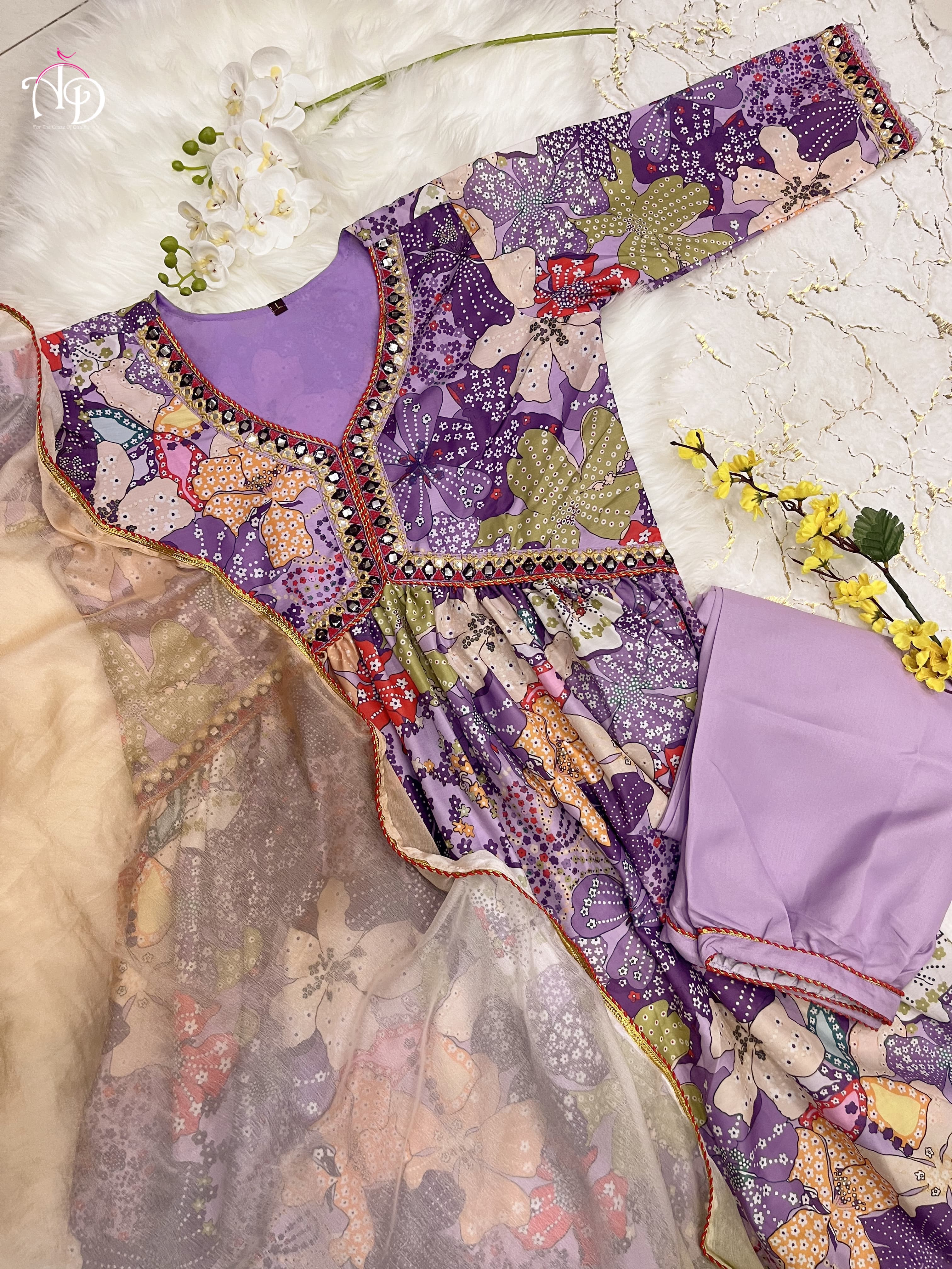 DIGITAL PRINTS ALIA CUT SUITS