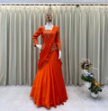 LEHENGA SAREE TRENDING DESIGN