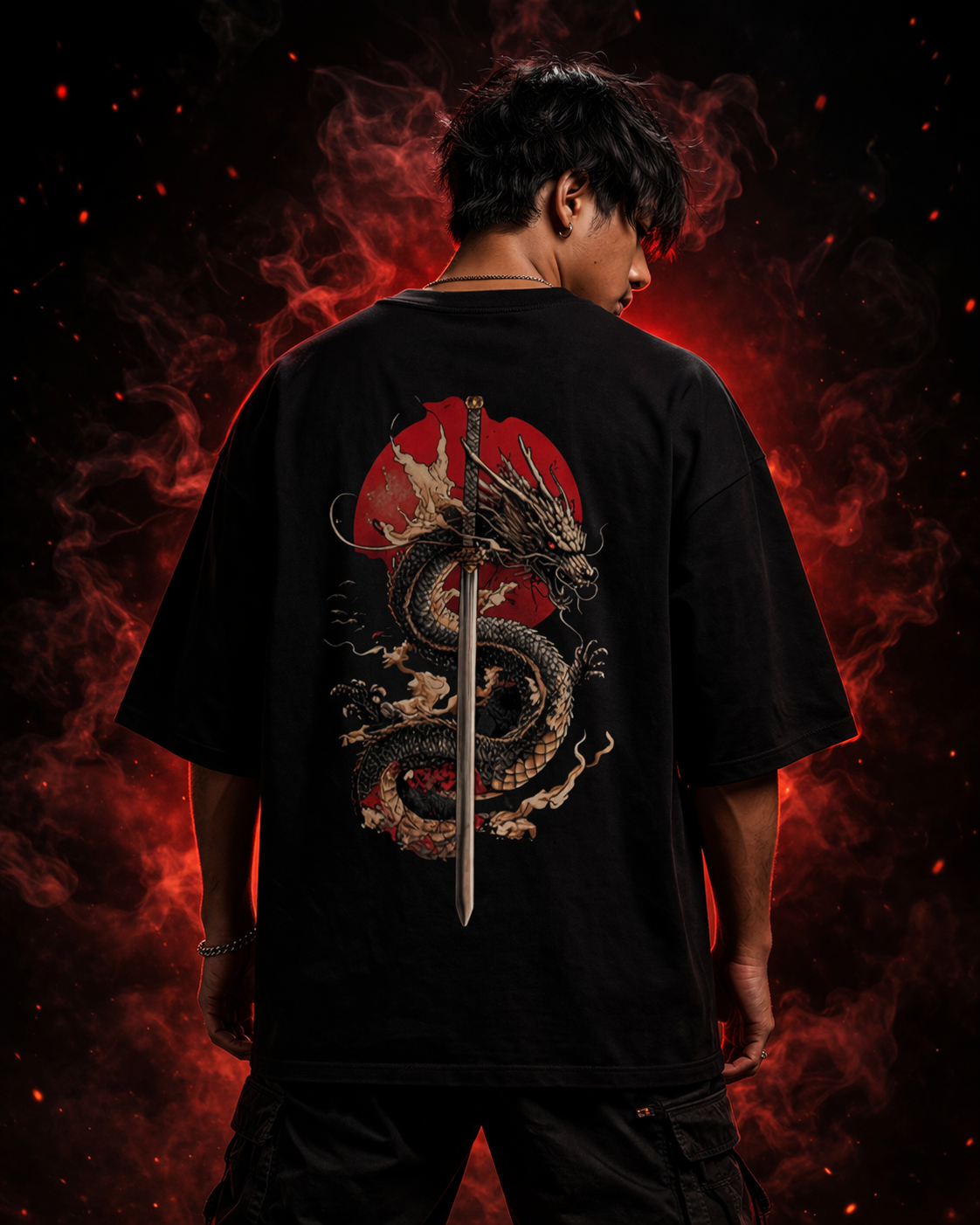 Dragon Oversize T Shirt