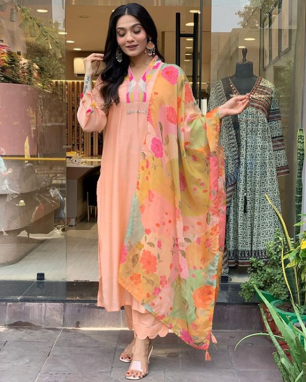 RAYON COTTON KURTI