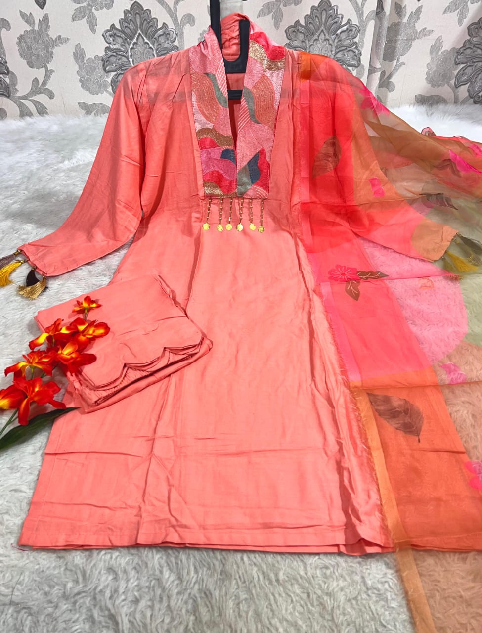 RAYON COTTON KURTI