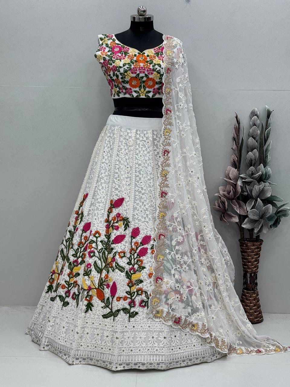ATEST GEORGETTE LEHENGA CHOLI