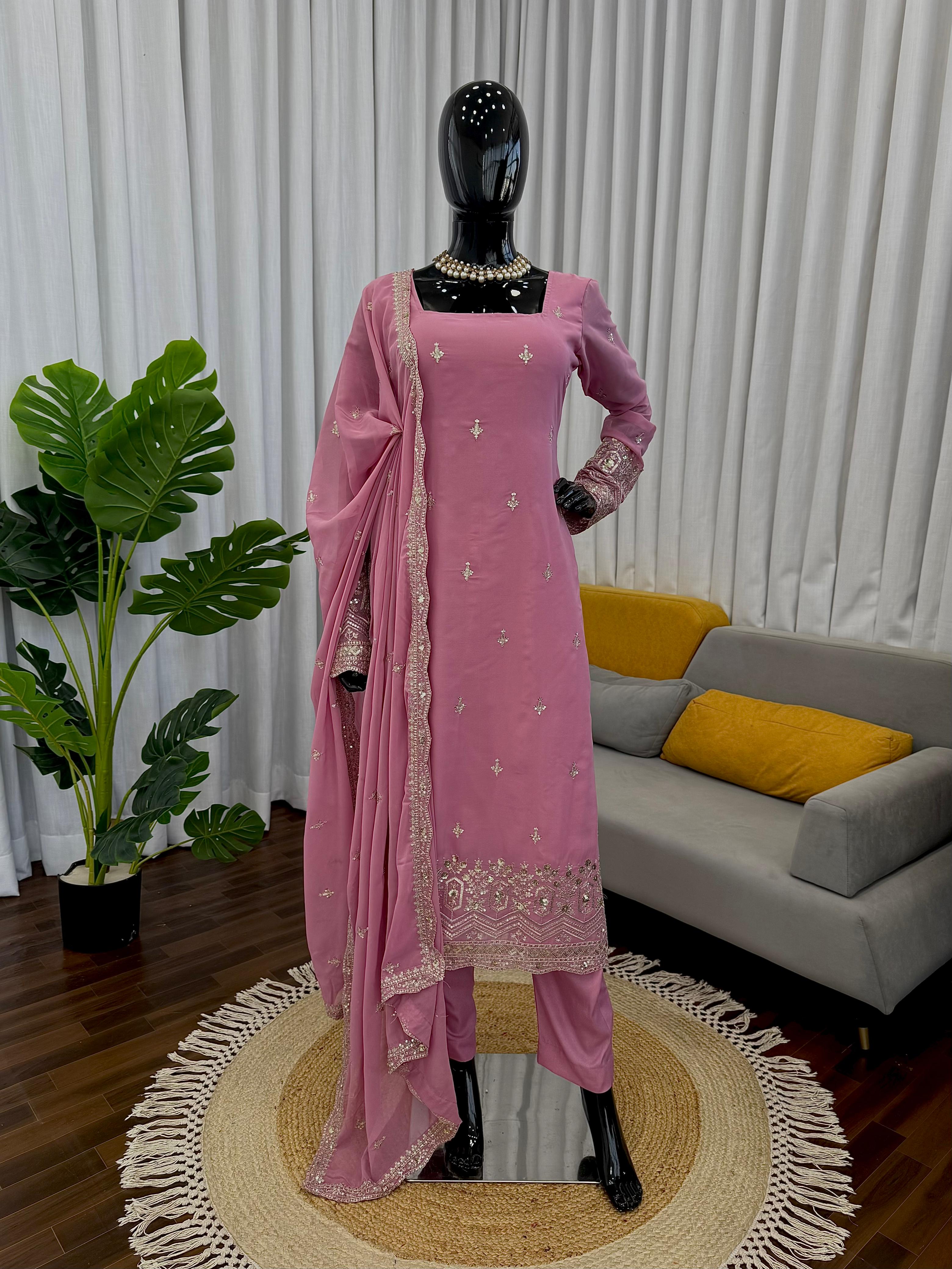 A PARTY WEAR SALWAR KAMEEZ