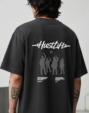 Hustlift Signature Oversized T Shirt